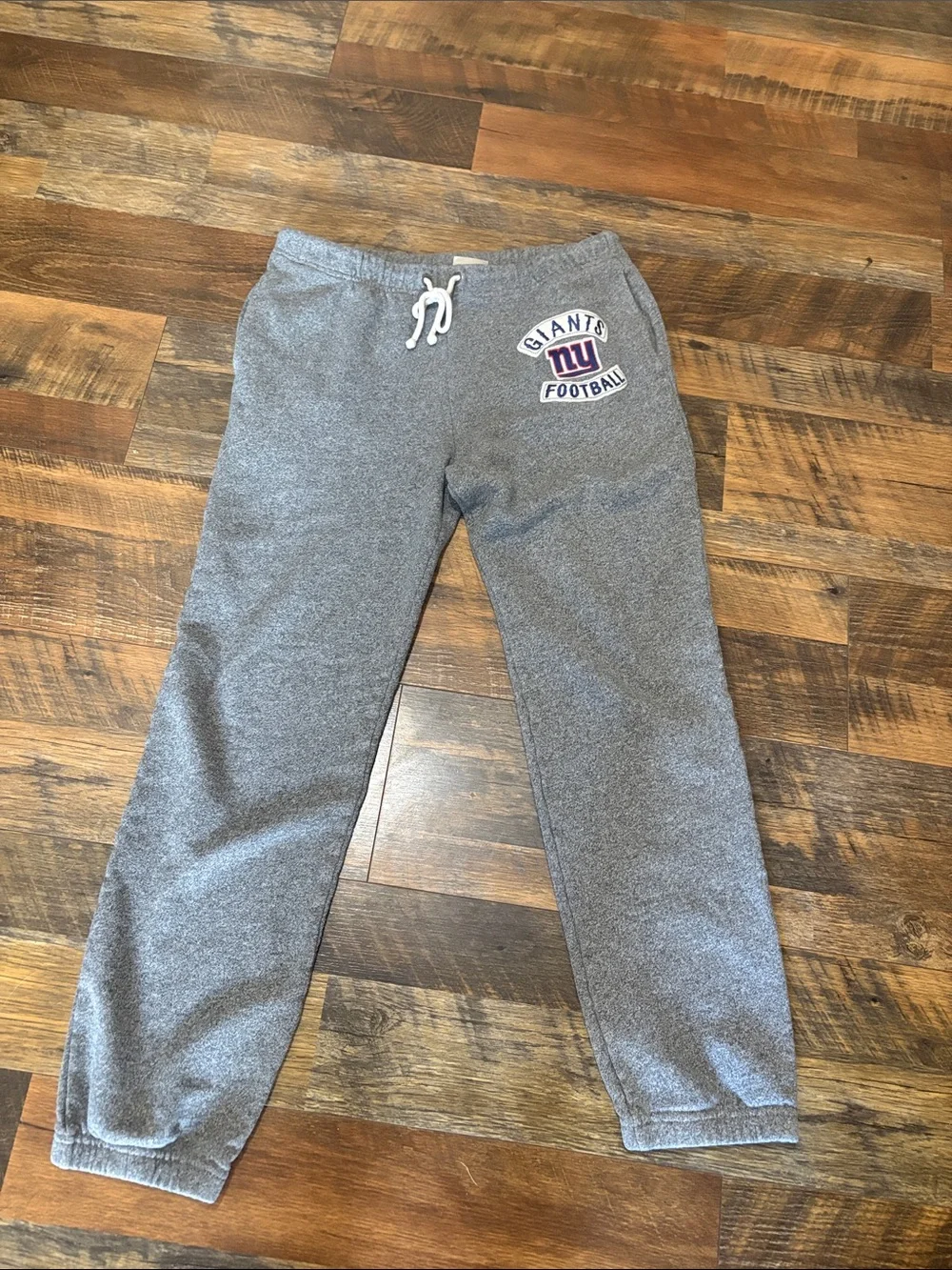 Junk Food NY Giants Gray‎ Embroideted sweatpants